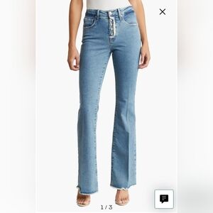 Good American Women’s Good Legs Flare Jeans  Size 4‎ Pants